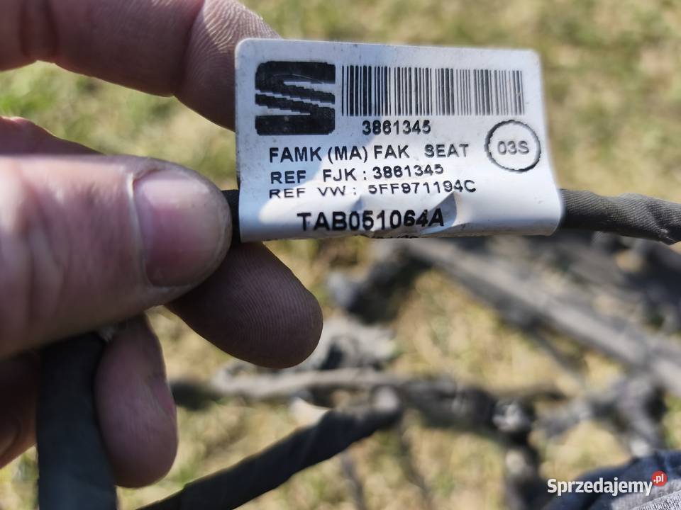 Wiązka i czujniki PDC tył cupra formentor Radomsko