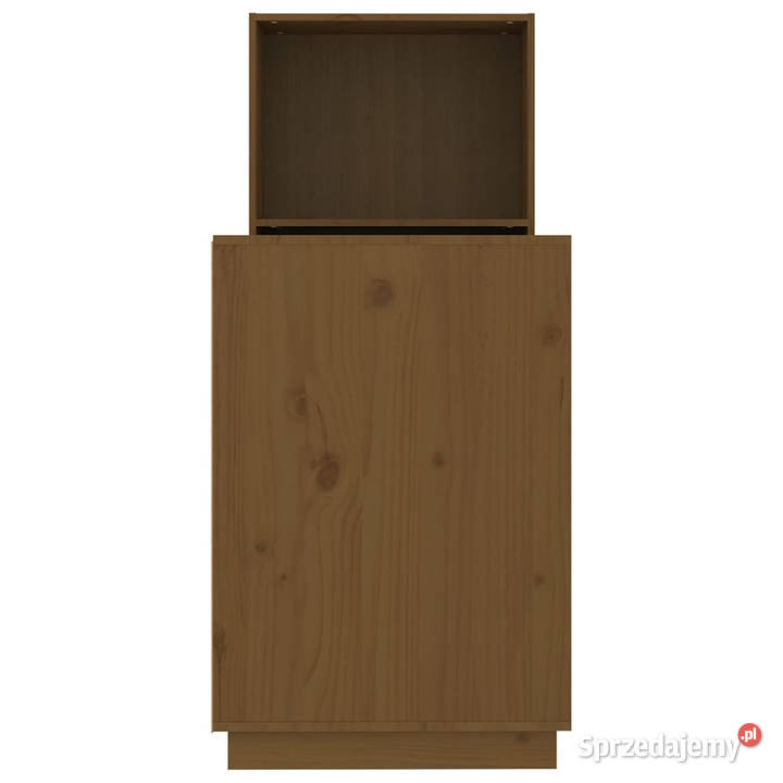 Biurko miodowy brąz 110x53x117 lite drewno