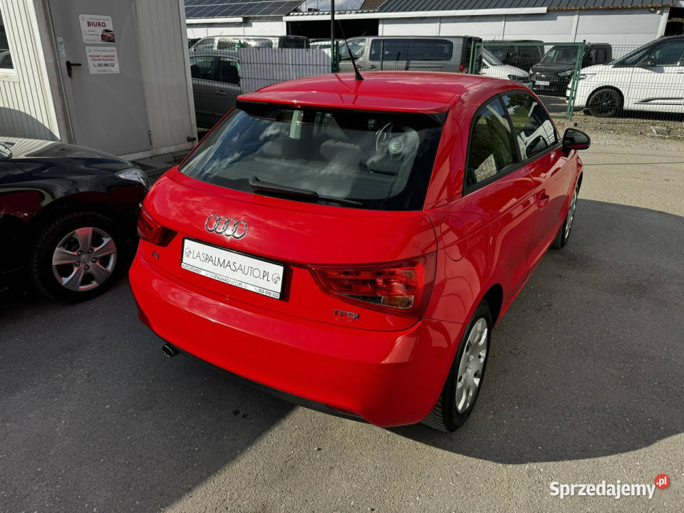 Audi A1 3drzwiowe RatyZamiana Gwarancja Audi A1 czerwony małopolskie Gdów
