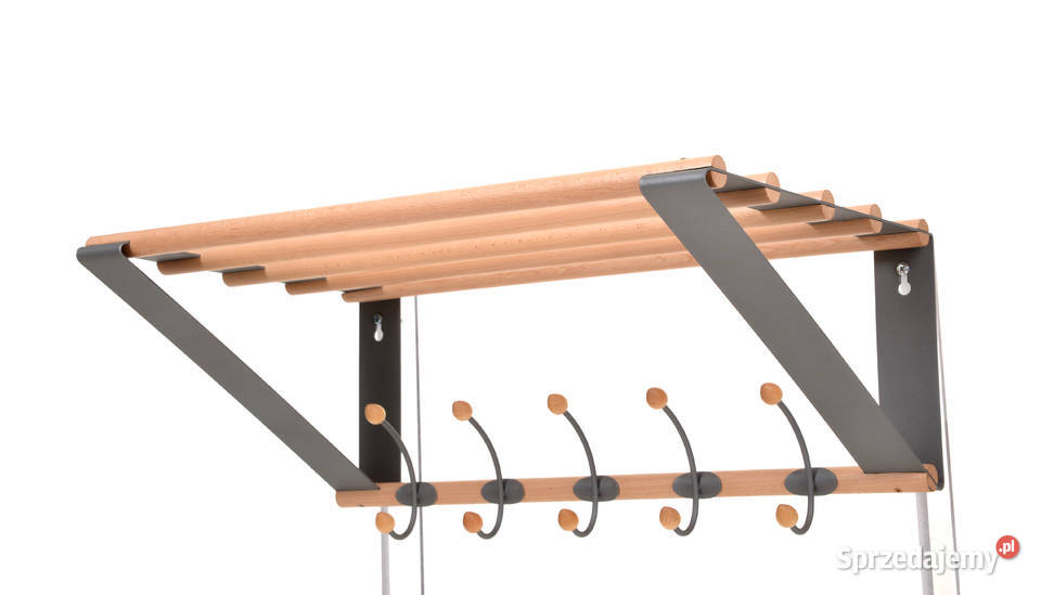 Wieszak do płaszczy NATURE z półką Poznań