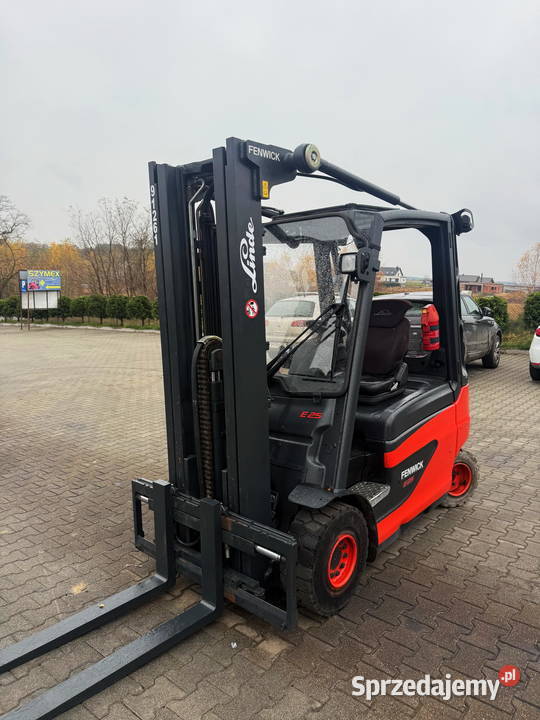 wózek widłowy elektryczny LINDE E25 Triplex 48m Działoszyn sprzedam
