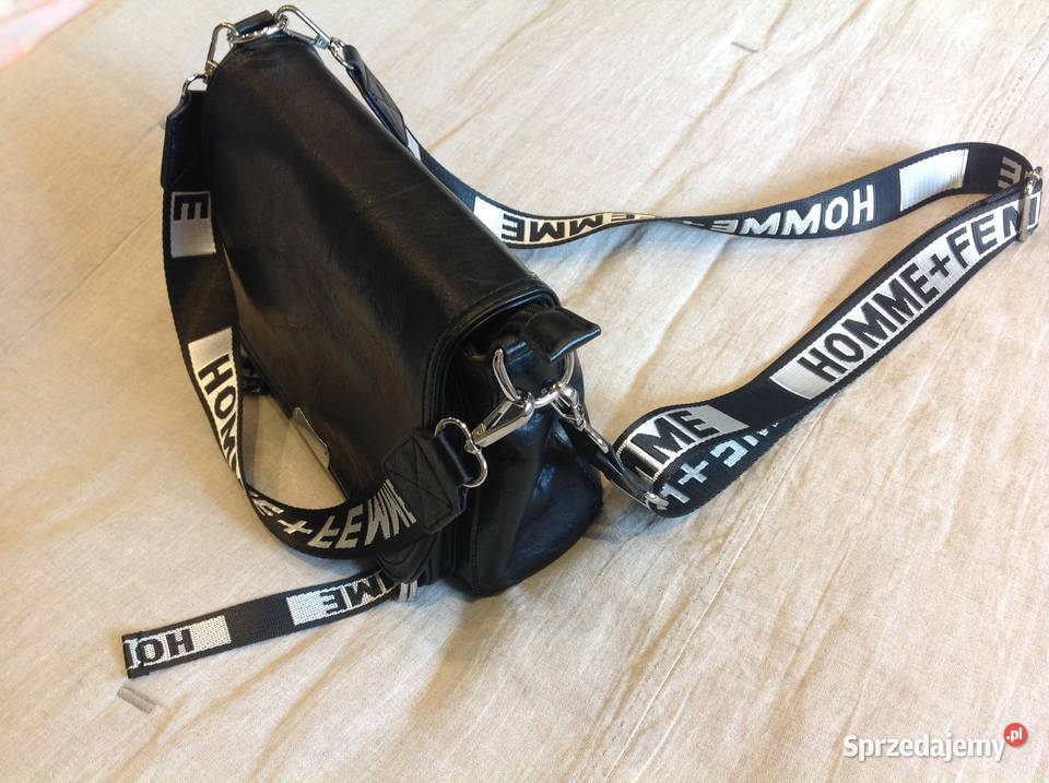 Listonoszka Skórzana Czarna Torebka Damska lubuskie Nowa Sól