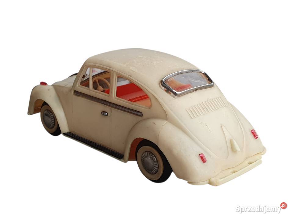 Stara zabawka samochód VW Garbus Beetle PF 175 z Cieszyn
