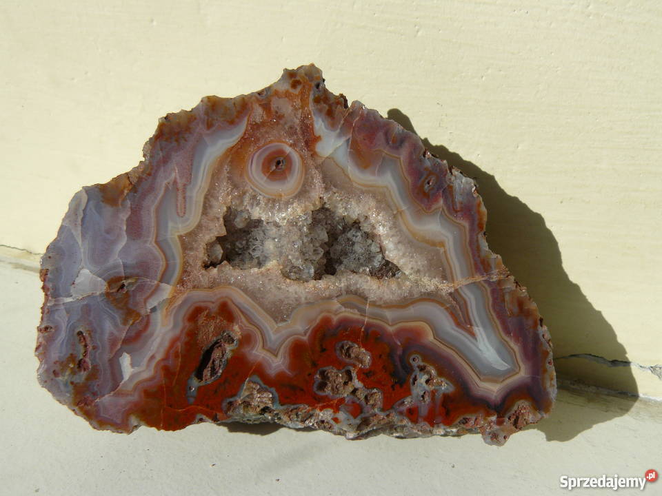 AGATY Nowy Kościół kolekcja 12 okazów Polska Wieś