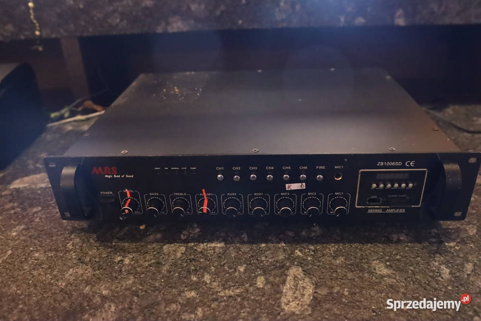 Wzmacniacz MRS PA ZB1006SD USB 6 stref Pszczyna