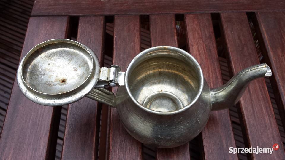Stary imbryk do herbaty aluminiowy retro mazowieckie Warszawa