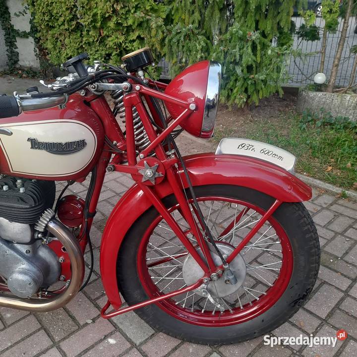 Triumph 6S 600ccm Rok produkcji 1937 warmińsko-mazurskie Kurzętnik