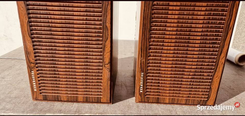 Piękne unikatowe kolumny Telefunken z 1972 roku Słuchawki i głośniki kujawsko-pomorskie Grudziądz sprzedam