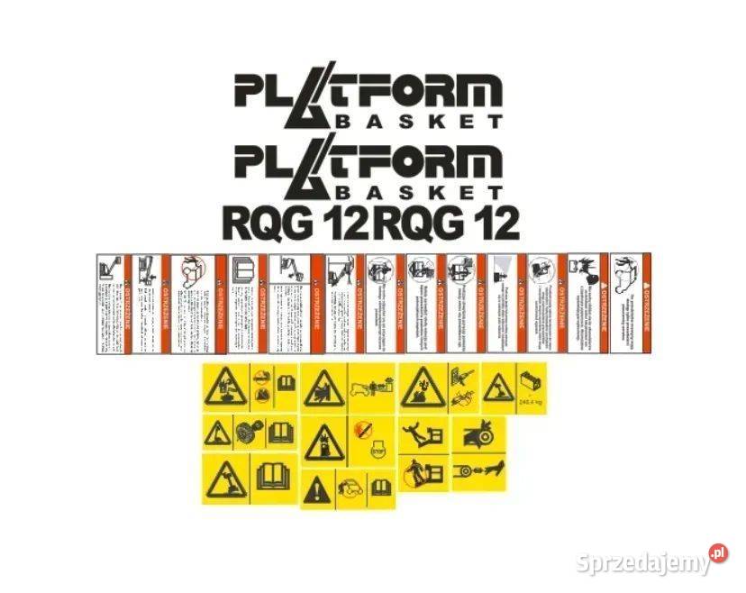 Naklejki oklejenie PLATFORM RQG 12 Zamiennik Janików sprzedam