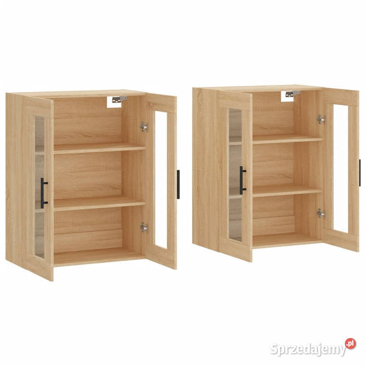 Wiszące szafki 2 dąb sonoma materiał Warszawa