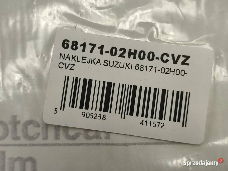 NAKLEJKA 750 NA LEWY BOCZEK SUZUKI GSXR750