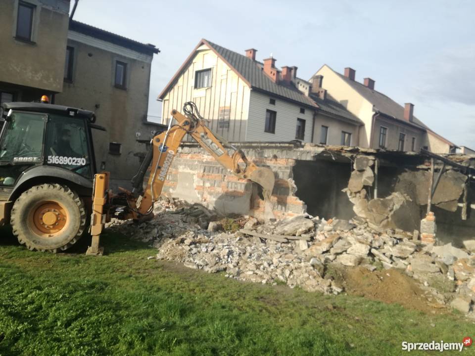 USŁUGI KOPARKO ŁADOWARKĄ młot transport małopolskie Kęty