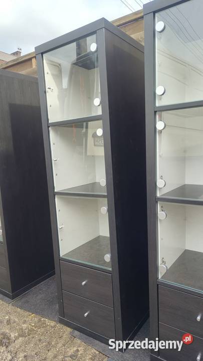 Regał IKEA Kallax 4x1 czarnobrąz akcesoria mazowieckie Warszawa