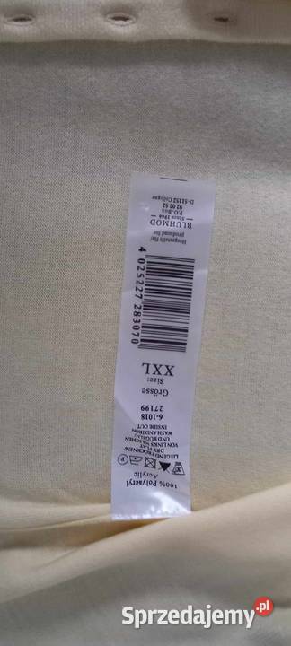 NOWY Sweter rozpinany cytrynowy XL XXL Bez wzoru Lublin sprzedam