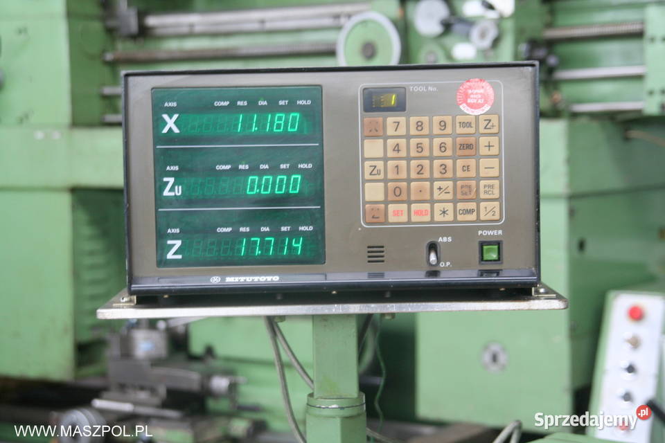 Tokarka TUG 40 x 1000 AFM ANDRYCHÓW z ODCZYTAMI