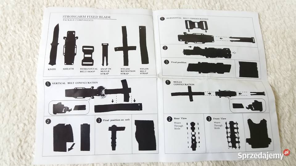 Nóż Gerber Strongarm Taktyczny Wojskowy Survival Płońsk