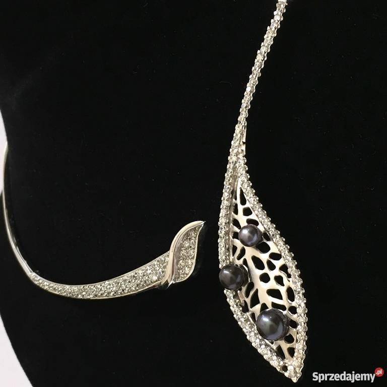 Naszyjnik i Bransoletka BIAŁE ZŁOTO WĄŻ Czarne mazowieckie Warszawa