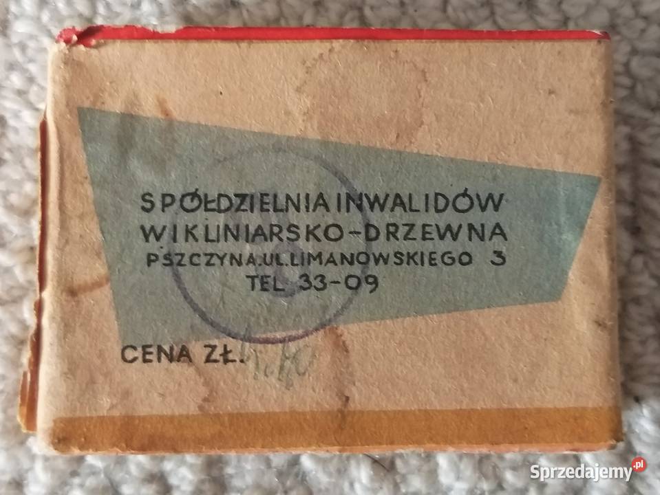 Wykałaczki patyczki do zakąsek pudełko z Warszawa