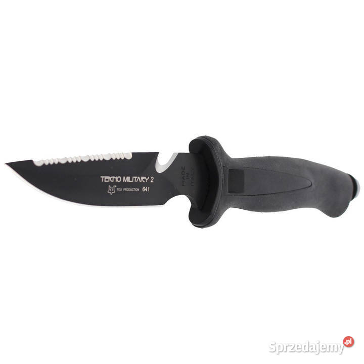 Nóż nurkowy FOX Tekno Military 2 Black Black mazowieckie Warszawa