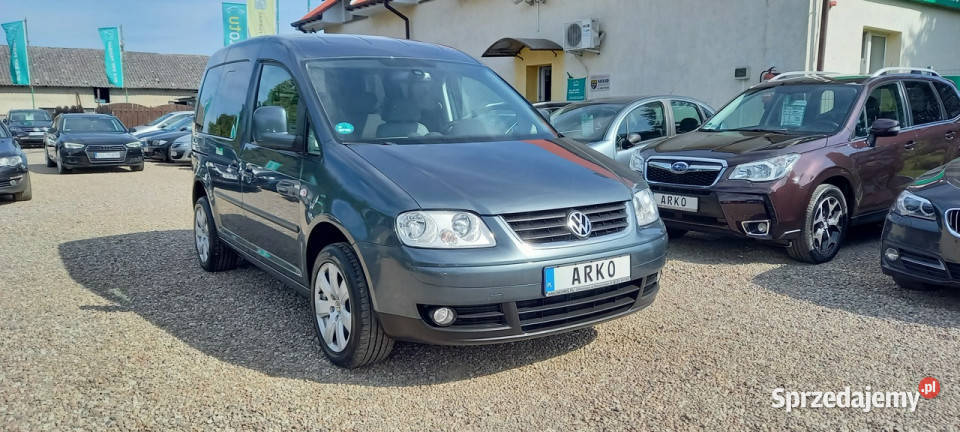 Volkswagen Caddy serisowany 2 x drzwi przesuwne podgrzewane fotele Caddy Zieleniewo