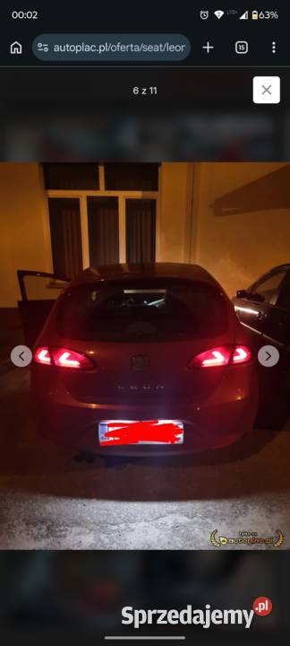 Seat Leon 2 1P 2007 19TDI podkarpackie Nowa Dęba