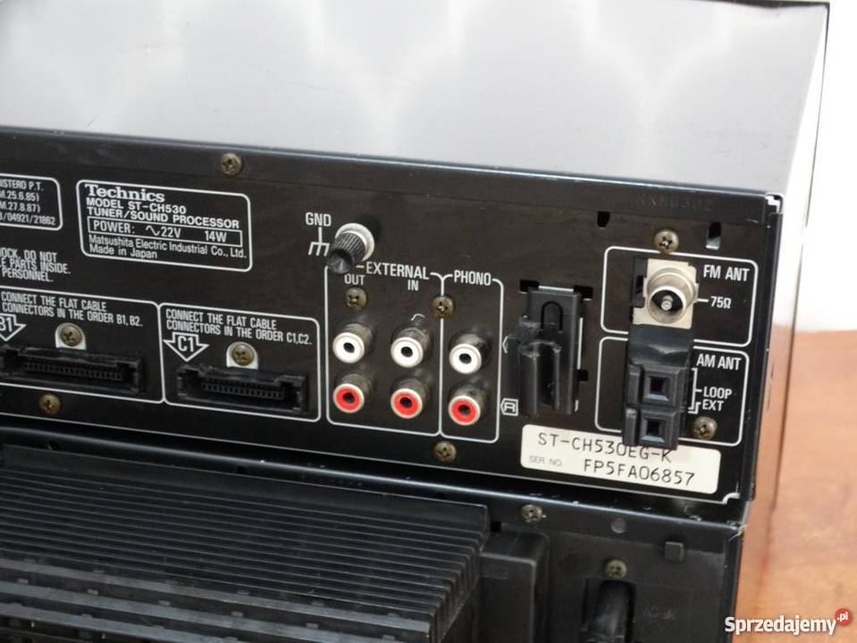 Wzmacniacz i tuner Technics SECH530 RDS mocny Jasło sprzedam