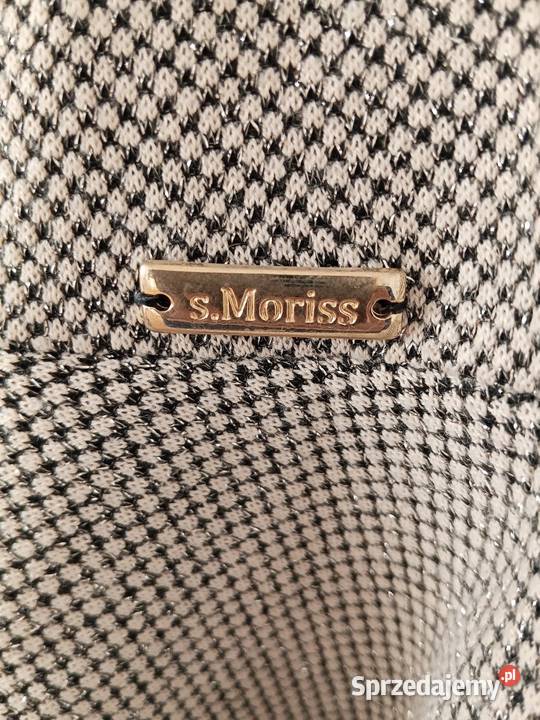 Elegancka złotawa sukienka SMorris rozmiar S Spódnice i sukienki opolskie Nysa sprzedam