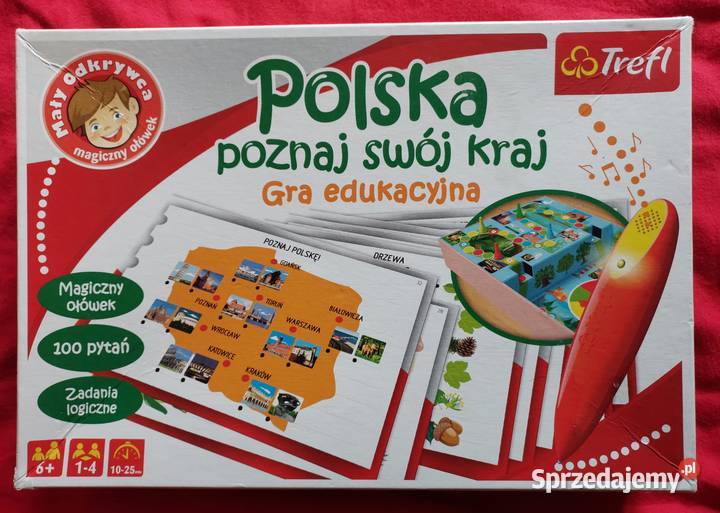 Polska Poznaj swój kraj Mały odkrywca Trefl Gra Wrocław