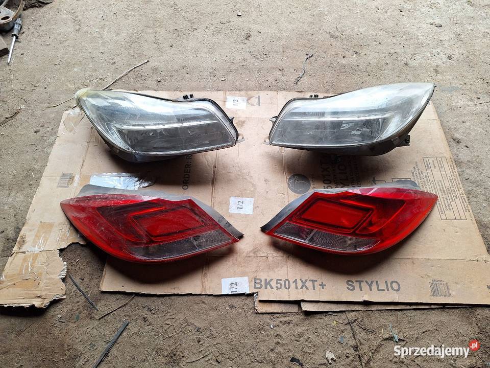 Lampy przód tył Opel Insignia A 2010r Anglik Lampy przednie Libiszów