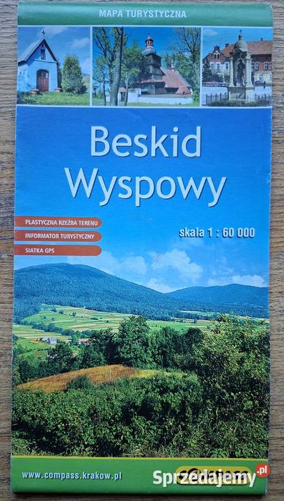 Beskid Wyspowy 1 60 000 mapa turystyczna Compass miękka Kraków sprzedam