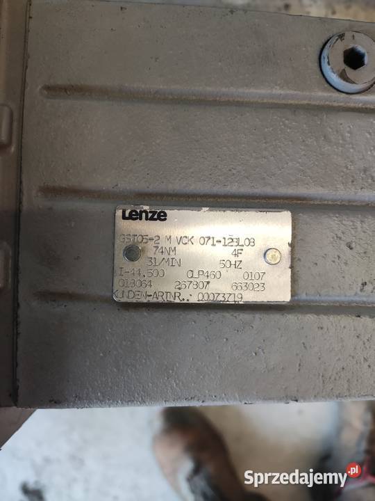 Motoreduktor prosty 025kw 400V 31obrmin kryza Pozostałe Libusza sprzedam