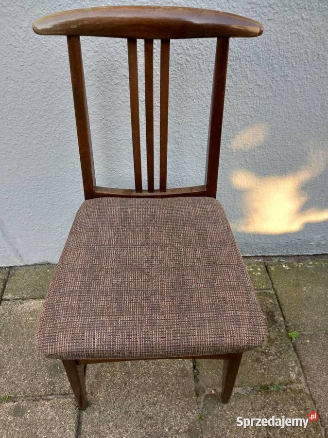 Stare krzesła prl proj Zieliński vintage Rawicz