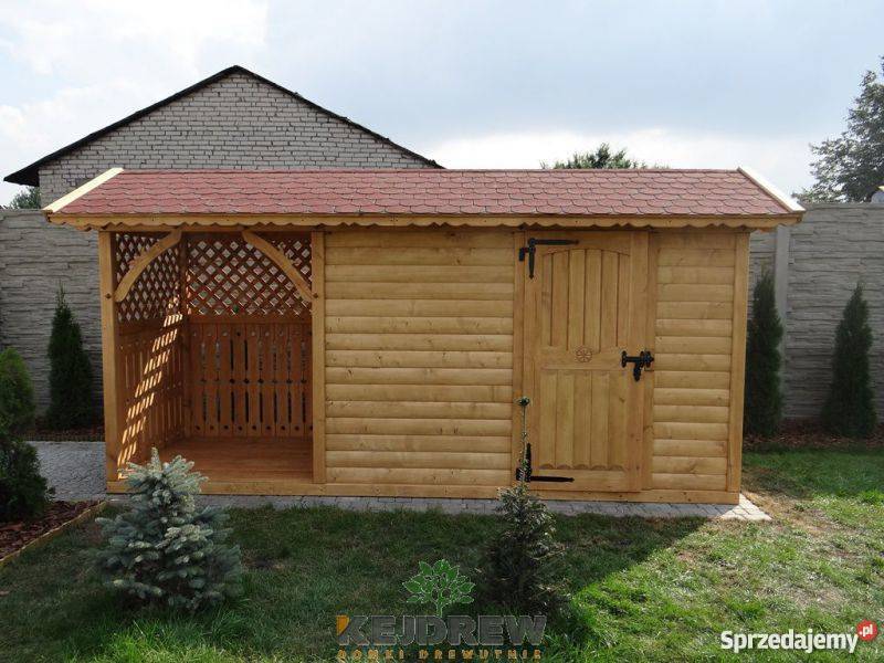 Drewutnia z góralskim domkiem Robert Architektura ogrodowa Piła Pierwsza sprzedam