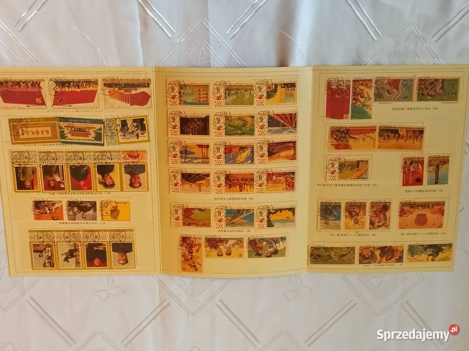 zestaw znaczków chińskich