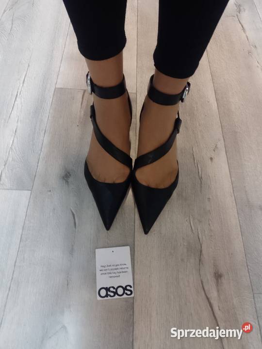41 ASOS Design Czarne zmysłowe czółenka z Kraków