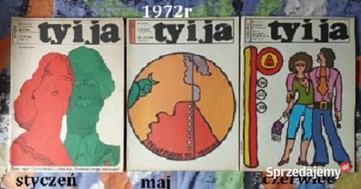 TY i JA 1972 czasopisma Młodożeniec kultura łódzkie Łódź