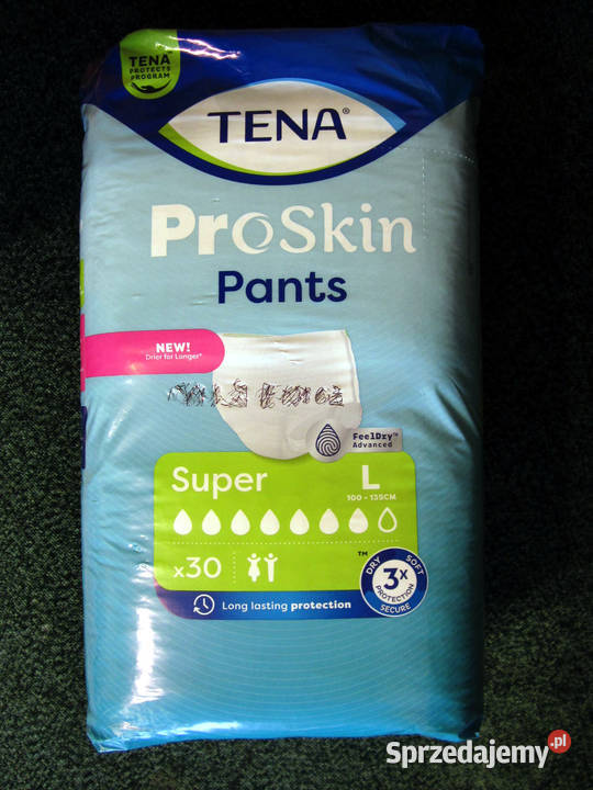TENA ProSkin Pants L Plus Super Night Super 4 x sprzedam