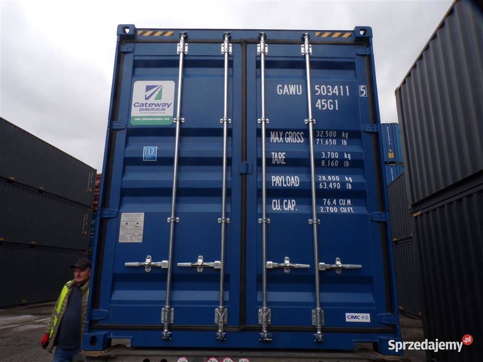 Kontener morski magazynowy 40 hc jednej trasie Zgierz sprzedam