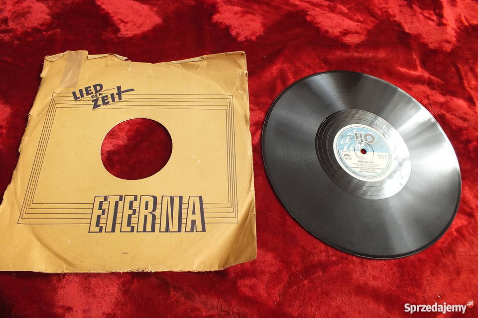 Płyta winylowa szelakowa niemiecka gruba ciężka 1 płyta lubuskie Żary