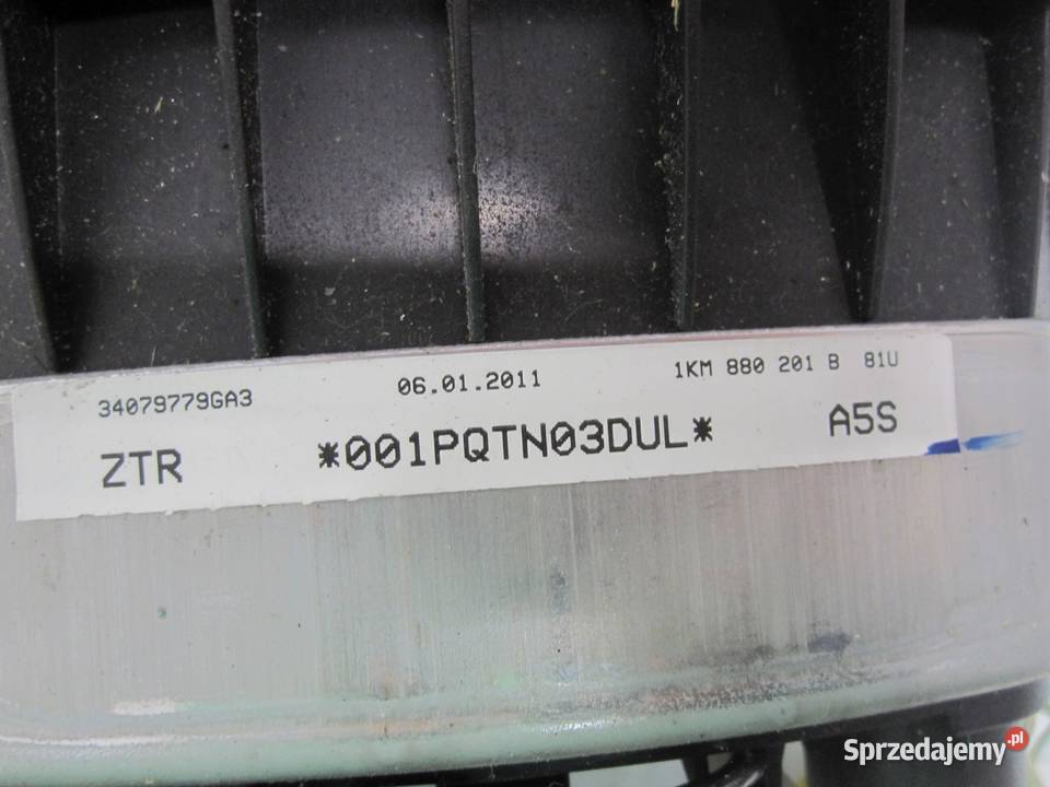 VW GOLF VI 11r AIRBAG poduszka kierowcy 1880201B