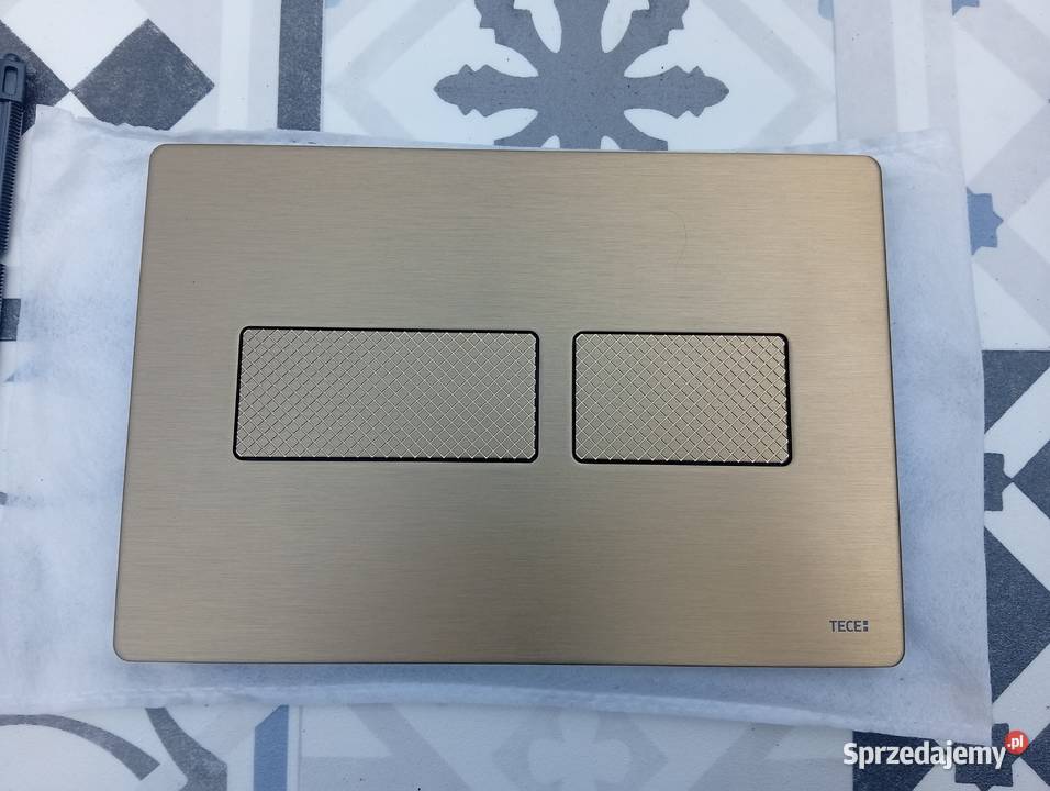 Przycisk spłukujący do WC Tece SOLID brązowy Warszawa