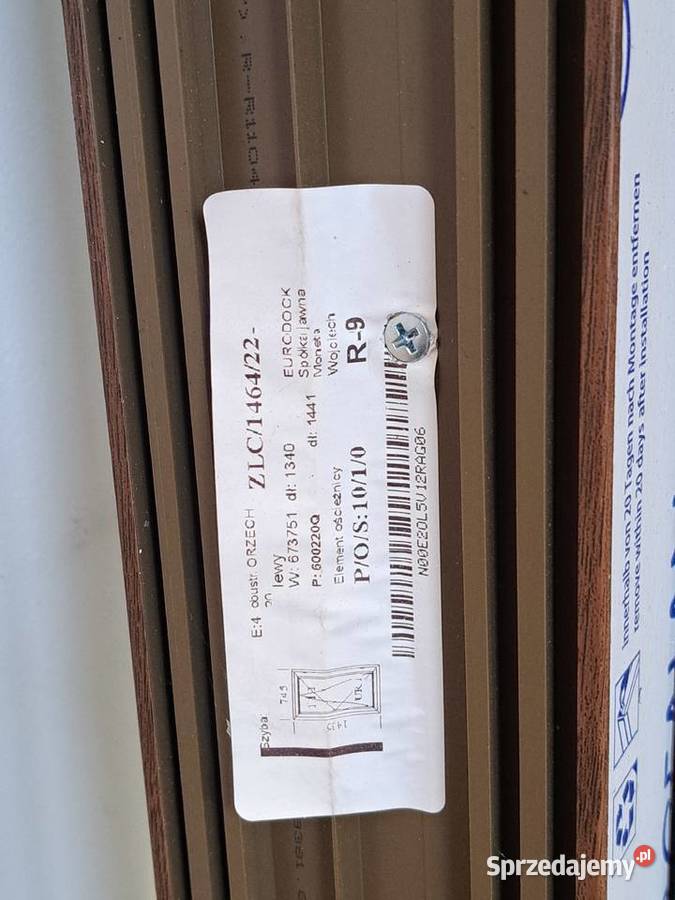 Okno GEALAN 75 X145 nowe Pruszków