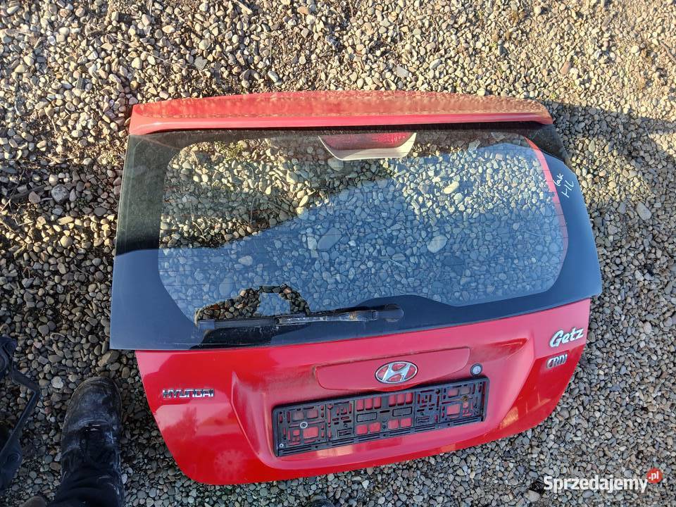 Klapa tył tylna Bagażnika Hyundai Getz lak HL HB Karoseria
