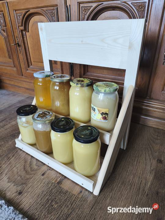 Ekspozytor stojak regał do eksponowania słoików