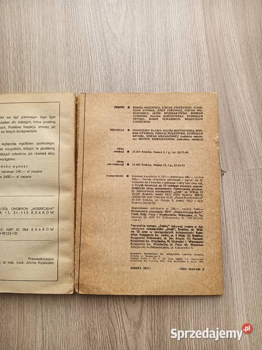 Znak Miesięcznik 337 Chrześcijaństwo Kraków sprzedam