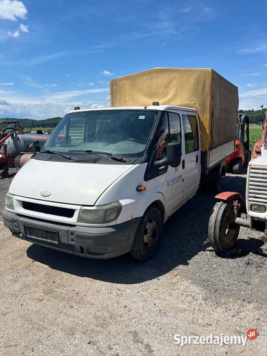 Ford Transit dubel kabina bliźniak uszkodzony