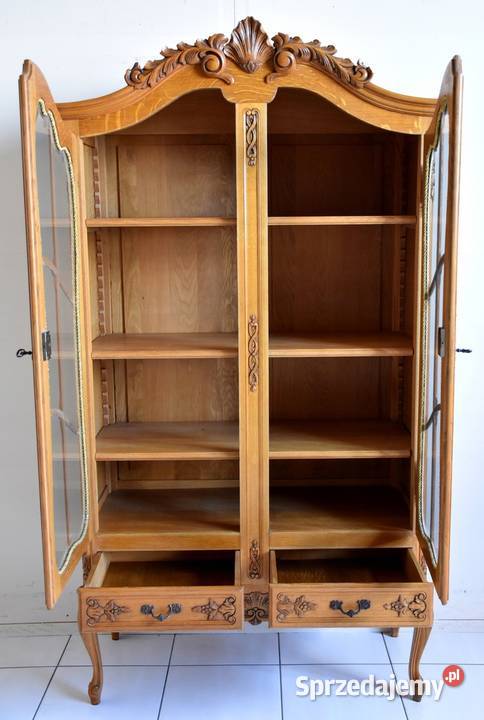 Piękna dębowa biblioteka ludwikowska sklep Dąbrowa Górnicza