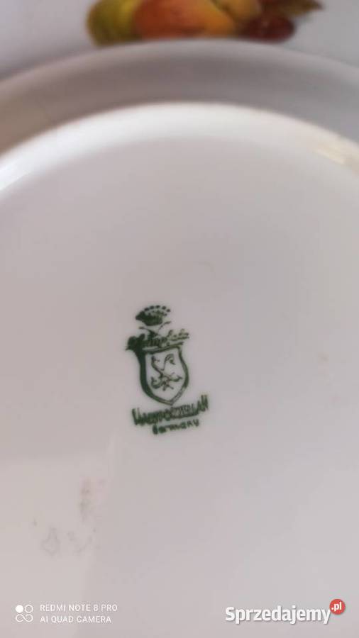 Talerzyk deserowy z owocami Hartporzellan Gdańsk