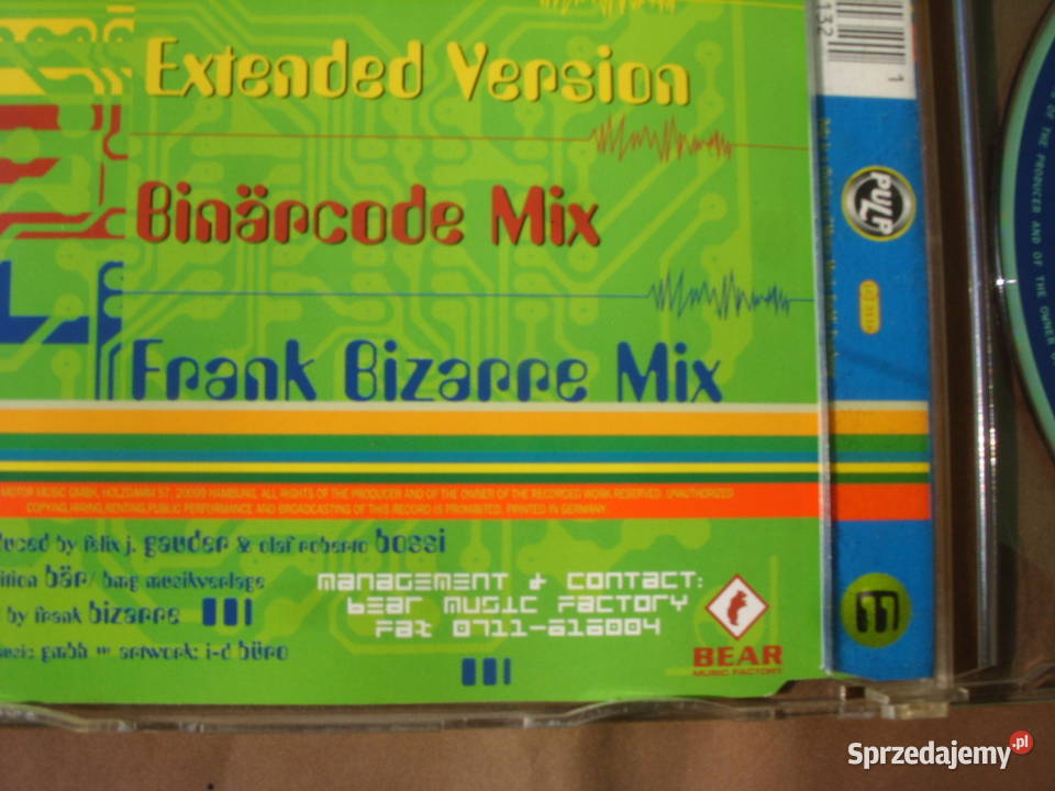 ELEKTRO singiel CD DAS MODUL1100101 1995