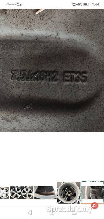 Felgi koła 5x112 alufelgi 16 r16 Mercedes et35 Felgi Grajewo